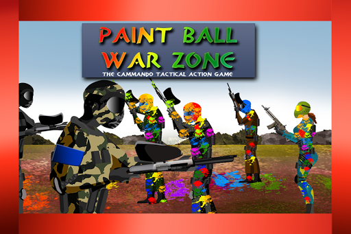 Paintball War Zone commando