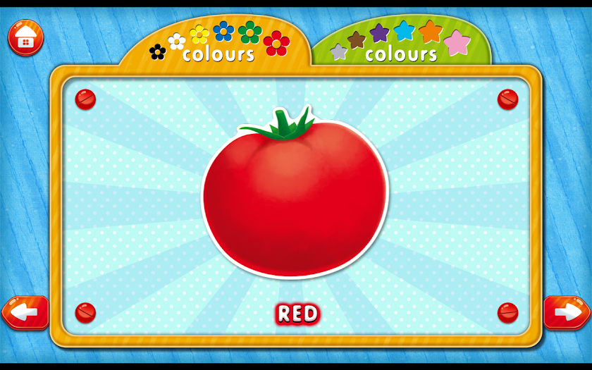Learning the colours Screen 3