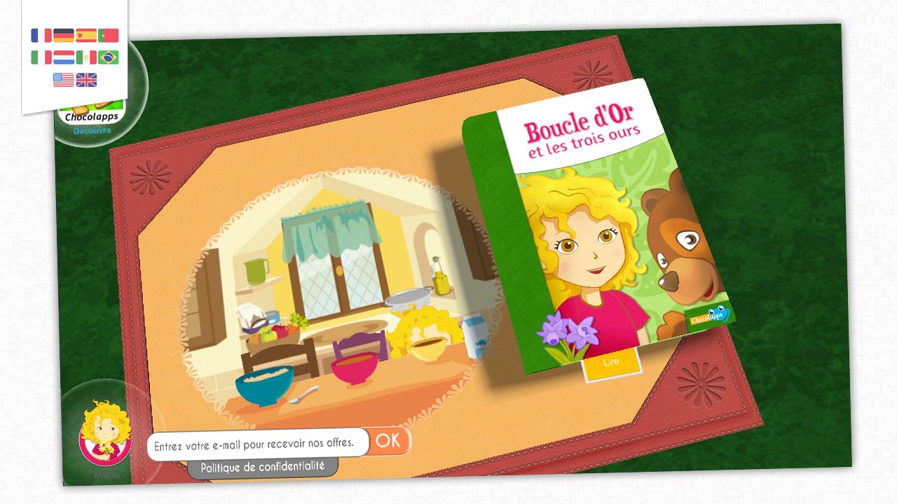 Android application Goldilocks and the 3 Bears screenshort