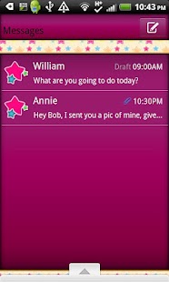 How to install GO SMS THEME/GirlyStars2 1.1 unlimited apk for pc