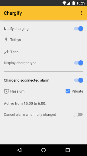 Chargify - Charger Alarm