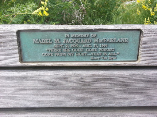 In Memory of Mabel M Jacquard Macfarlane 