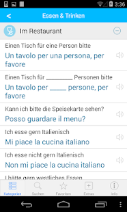 Italienisch Übersetzung Screen 2