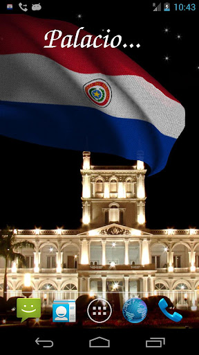 【免費個人化App】3D Paraguay Flag LWP +-APP點子