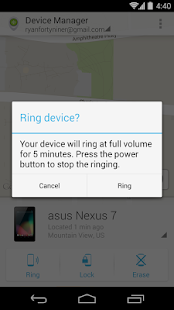  Android Device Manager- gambar mini tangkapan layar  