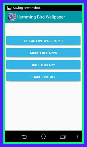 Humming Bird Live Wallpaper