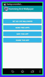 Humming Bird Live Wallpaper poster 1