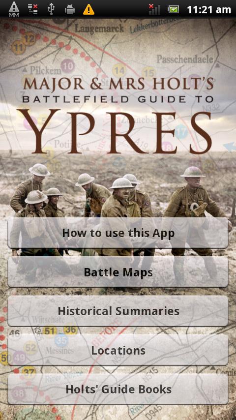 Android application Ypres screenshort