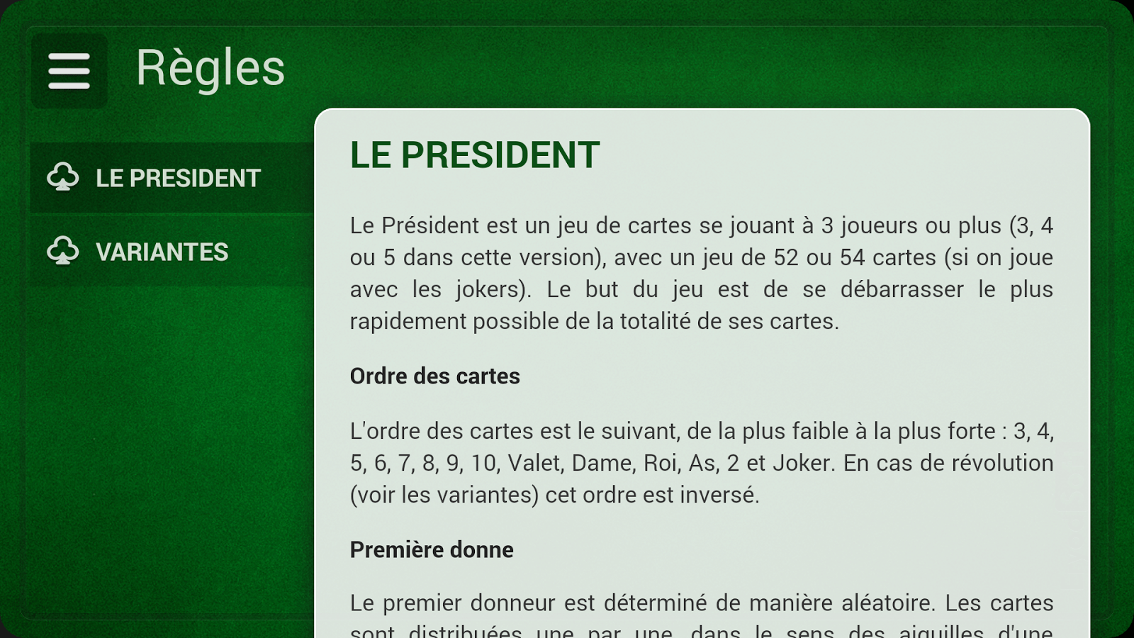 Le Président (Gratuit) Applications Android sur Google Play