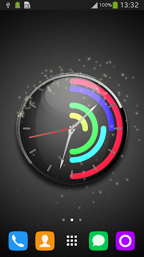 Polar Clock Live Wallpaper