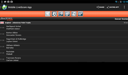 Check Live Score Soccer Sports Screenshots 0