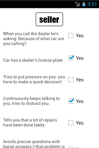 【免費工具App】Used Car Checklist-APP點子