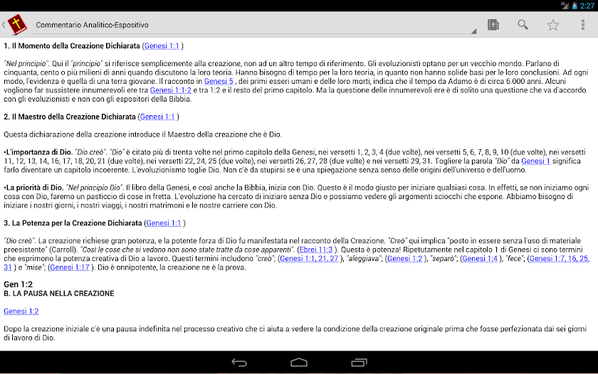 Commento (1Cronache-2Cronache) Screen 2