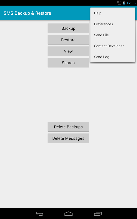 SMS Backup & Restore - screenshot