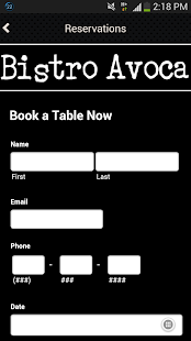 Download Bistro Avoca APK for Android