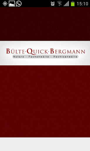 Bülte - Quick - Bergmann