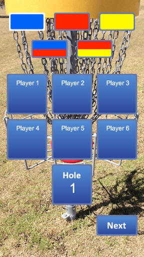 Sydney Disc Golf Scorecard