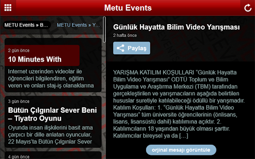 Free Download METU Events APK for Android