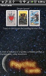 Tarot Cards Screen 3