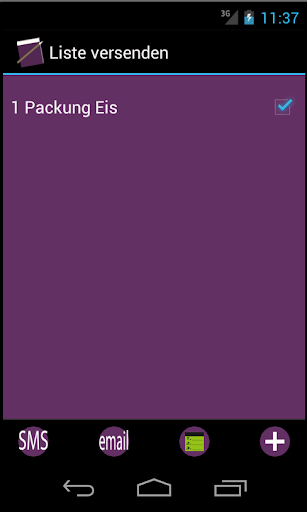 【免費購物App】Einkaufsliste (SMS/Email)-APP點子