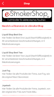 Free eSmokerShop GmbH APK for Android