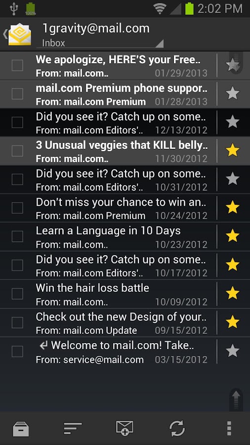 K-@ Mail Pro - email evolved - screenshot