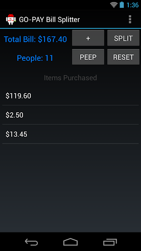 【免費財經App】GO-PAY Bill Splitter-APP點子