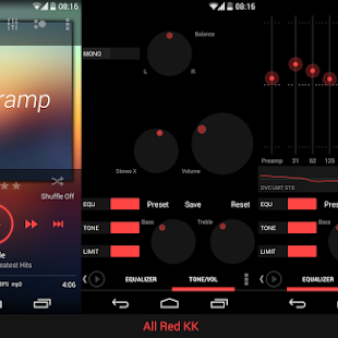 Poweramp skin ICS/JB Red v1.3.1Poweramp skin ICS/JB Red...