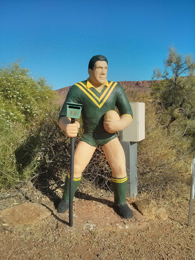 Rugby Statue 