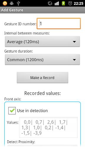 DeviceGestureLib Demo