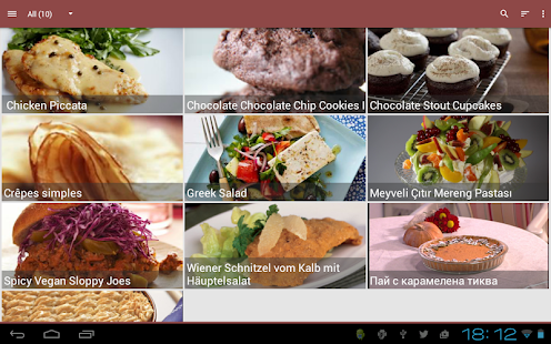  Mes Recettes (Gestionnaire) – Vignette de la capture d'écran  