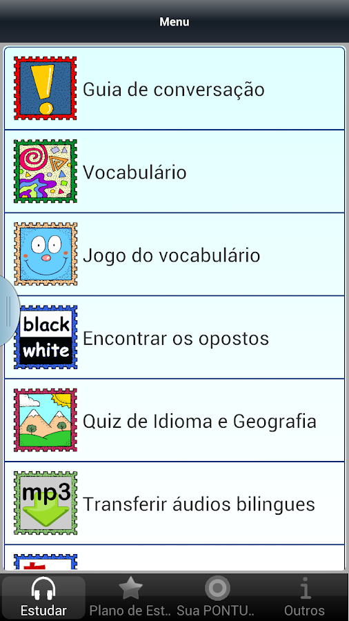 Aprender 50 linguas - screenshot