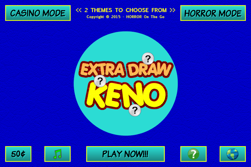 Extra Draw Keno Screen 3