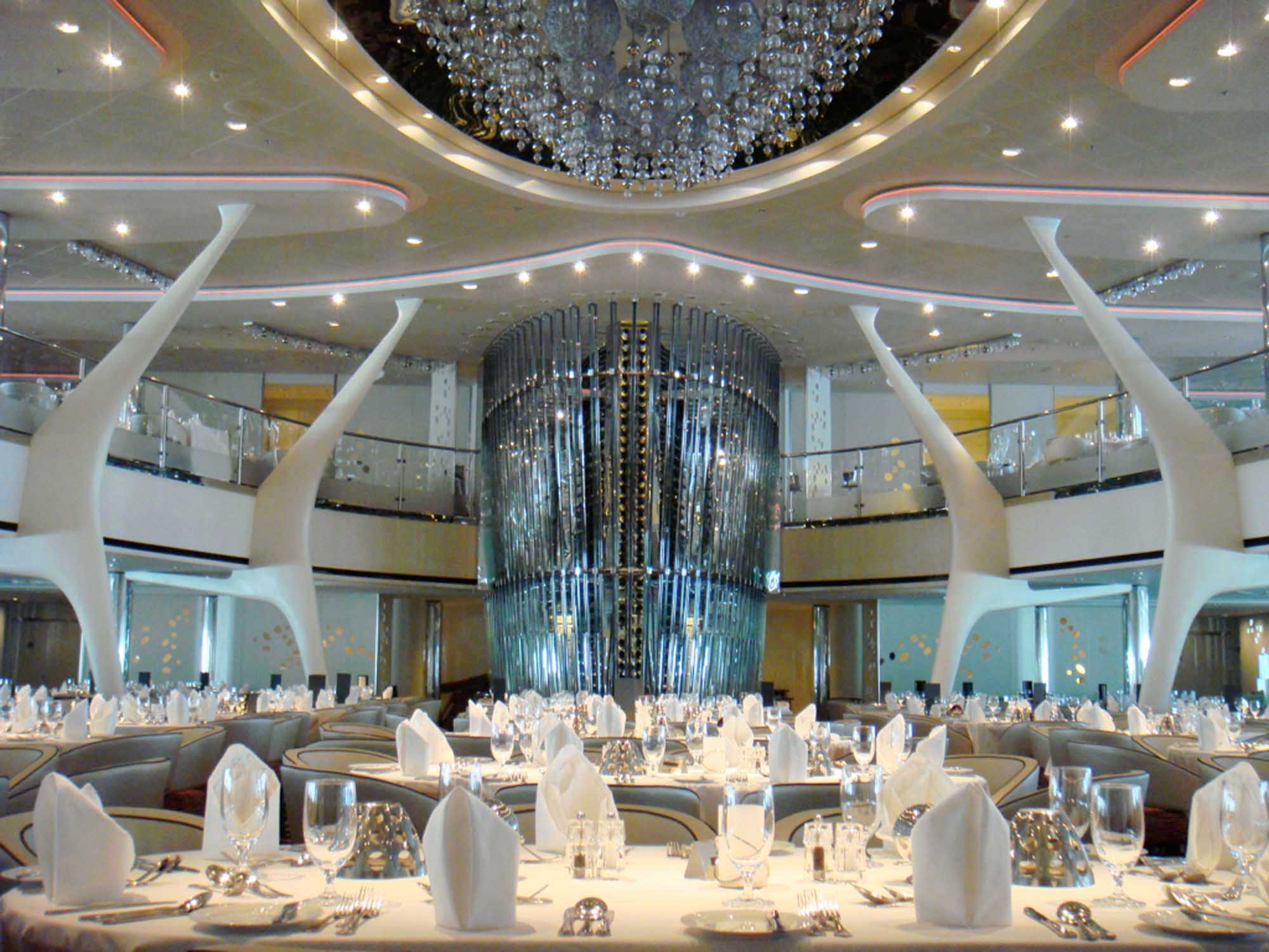 Cruise Ship Dining Room Leaf Chandelier