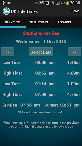 UK Tide Times