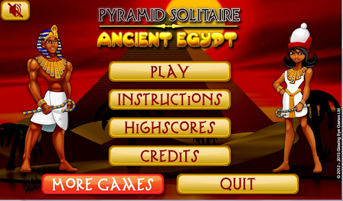 Android application Pyramid Solitaire Egypt screenshort