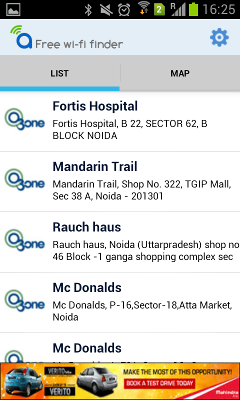 Free WiFi Finder India - screenshot