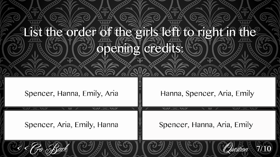   Trivia for Pretty Little Liars- screenshot thumbnail   