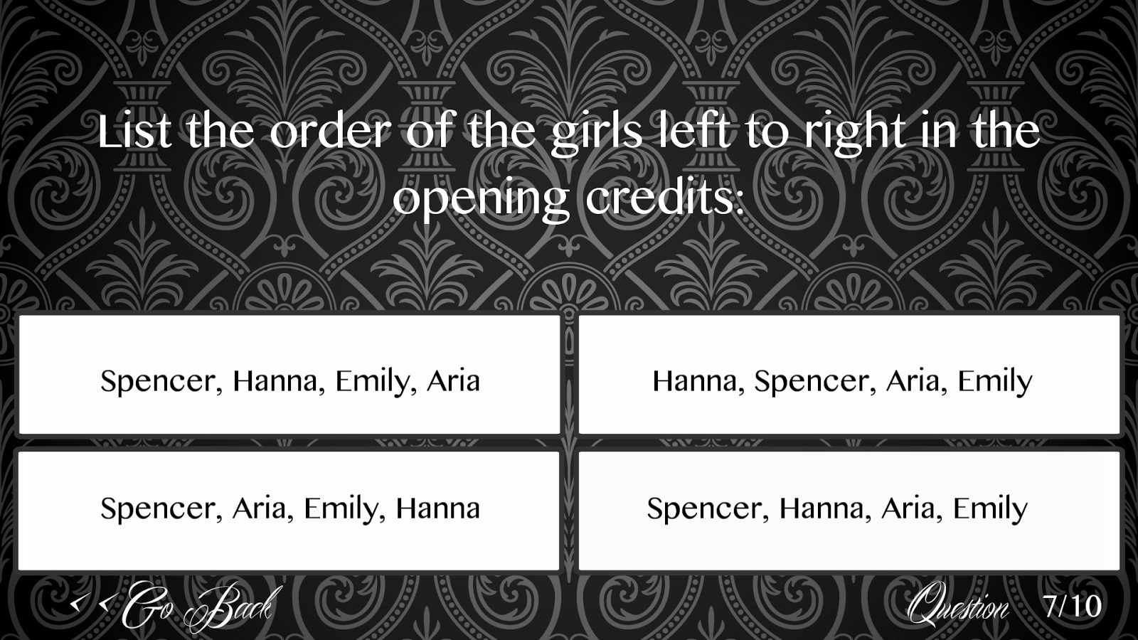    Trivia for Pretty Little Liars- screenshot  
