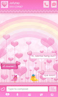 ♥ Cute Birds Love Theme SMS  ♥ APK 屏幕截图图片 #3