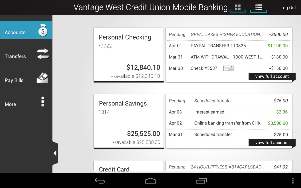Vantage West Credit Union: Mortgages, Loans, Accounts ...