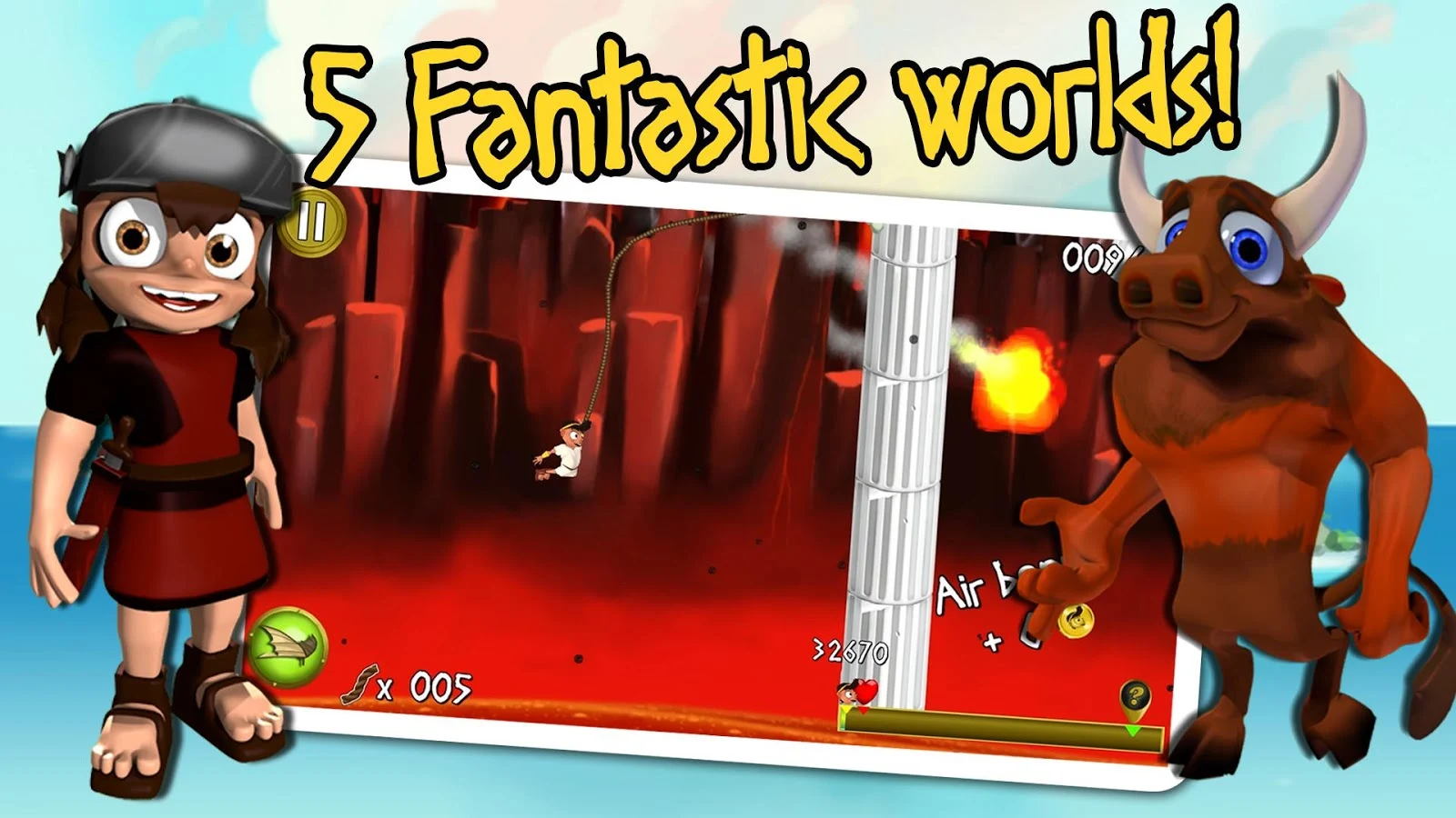  Android   Rope Escape Atlantis, scappa da Atlantide il prima possibile!