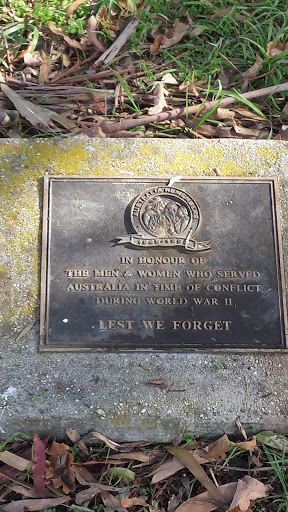 Australia Remembers Plaque