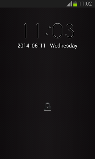 Lock Screen Black