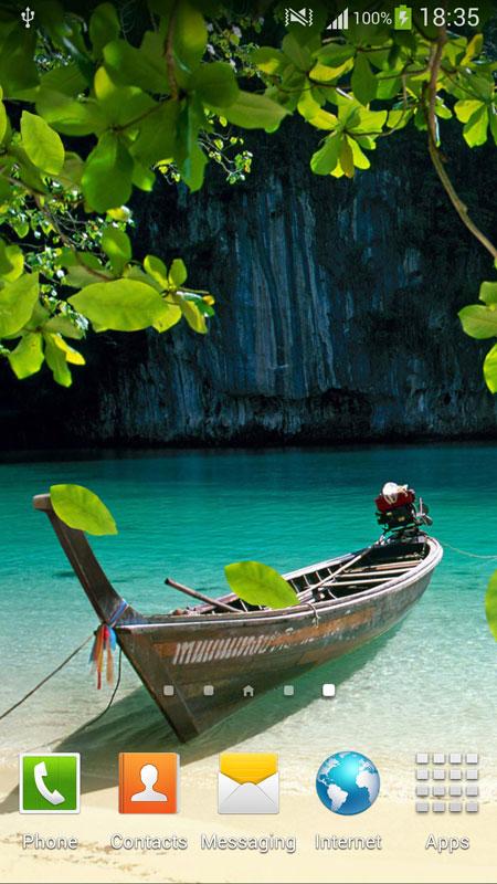 Android application Lake Live Wallpaper screenshort