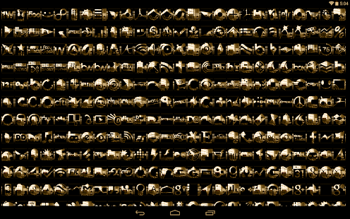 Gold Chrome - Icon Pack