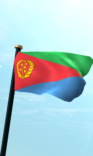 Eritrea Flag 3D Live Wallpaper