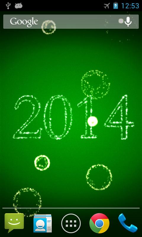 New Year Fireworks 2014 LWP - screenshot