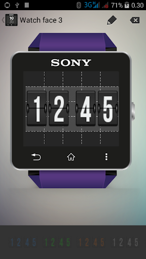 Sony SmartWatch 2 Flip Face