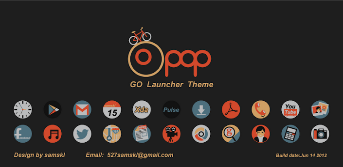 Pop GO LauncherEX Theme v1.0